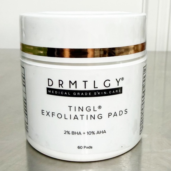 Drmtlgy Other - DRMTLGY TINGL Exfoliating Pads 2% BHA + 10% AHA - 60 Count - Exp 10/2026 - NEW